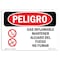 Signmission OSHA Danger Sign, Flammable Gas Keep Fire Or Spanish, 10in X 7in Decal, OS-DS-D-710-LS-1235 OS-DS-D-710-LS-1235 - alternate 1